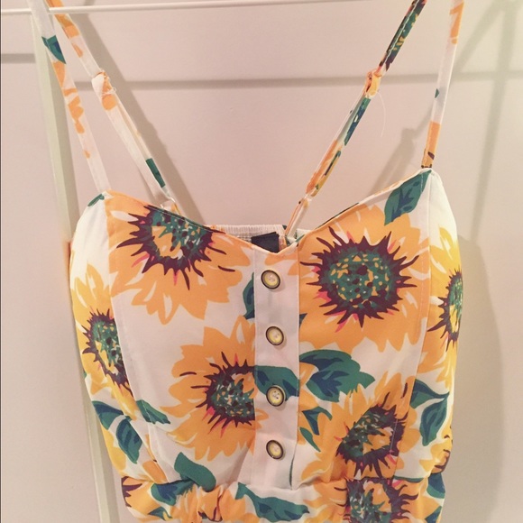 Sunflower Crop Top