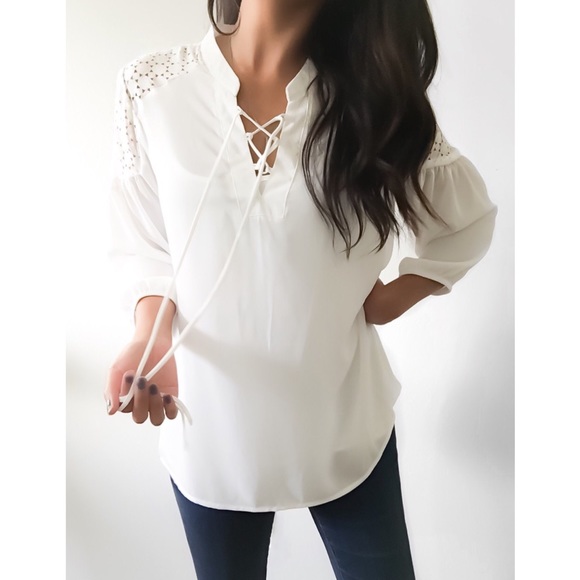 Billowy white blouse Clearance