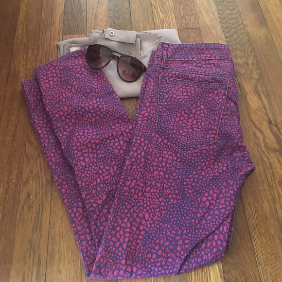 GAP Denim - Gap Skinny Animal Print Pants