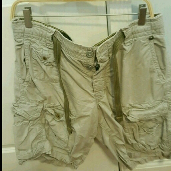 Gap Men Cargo Button up Short Khaki