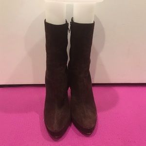 Prada suede boots