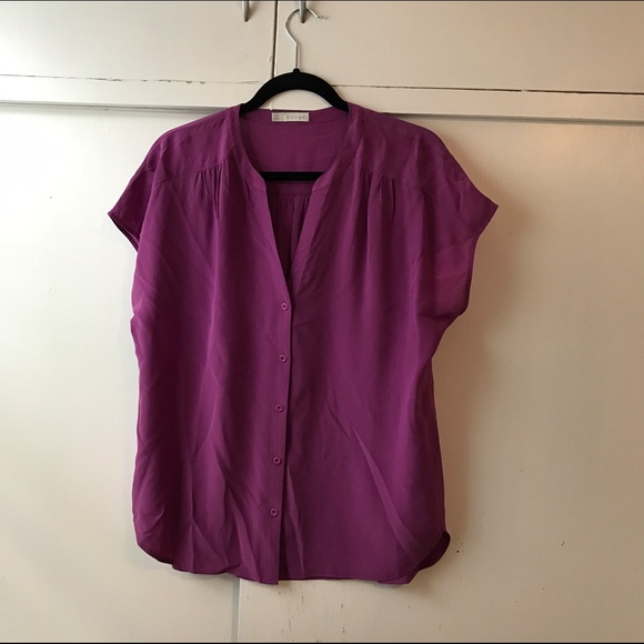 Hinge brand purple top size M