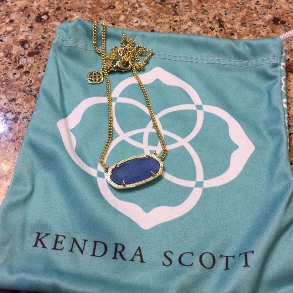 Kendra Scott Elisa Pendant Necklace in periwinkle