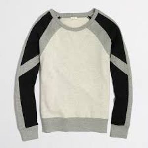 J Crew Colorblock Sweatshirt