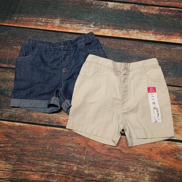 Two okie dokie brand girls shorts 5t