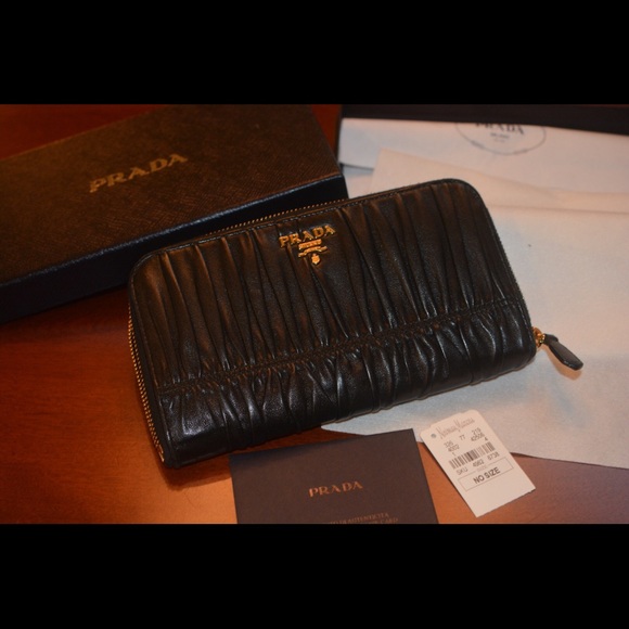 Prada Nappa Gaufre Wallet