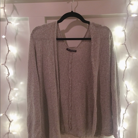 Brandy Melville grey Caroline cardigan