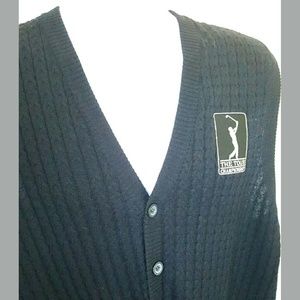 Men's Pga Tour Golf Sweater Vest XL The Tour Champ