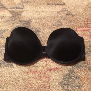 Black Strapless Bra