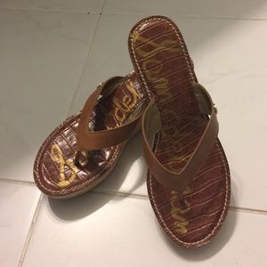 Sam Edelman brown wedges