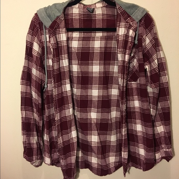 Hooded flannel
