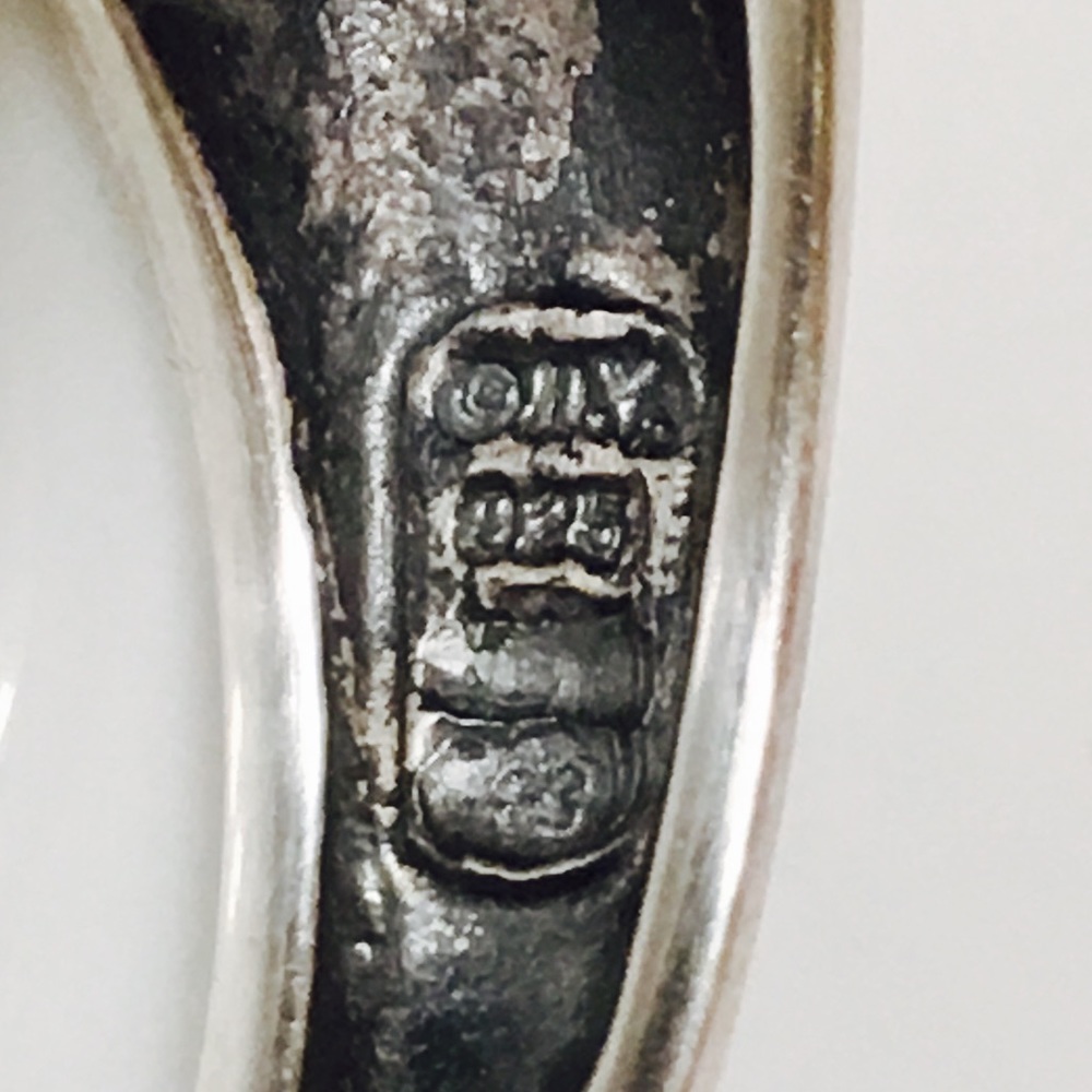 David Yurman Sterling Black Onyx Inset Cable Ring - Picture 5 of 7