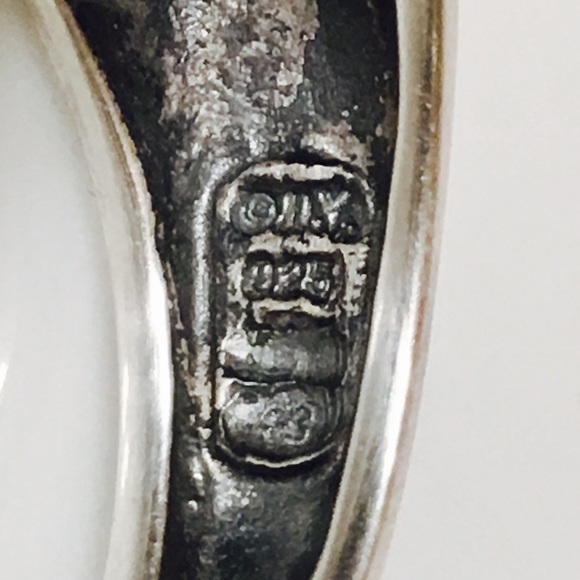 David Yurman Sterling Black Onyx Inset Cable Ring - Picture 5 of 7