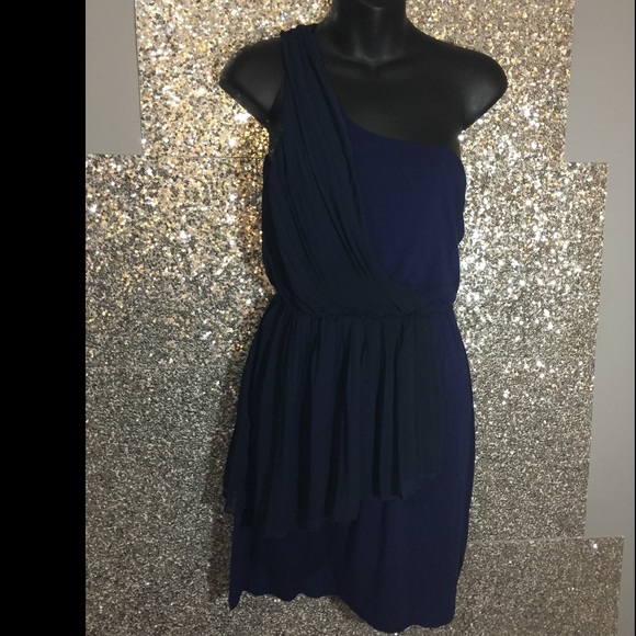 One shoulder blue dress✨✨✨