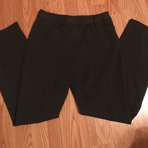 Talbots petite dark gray slacks pants size 0