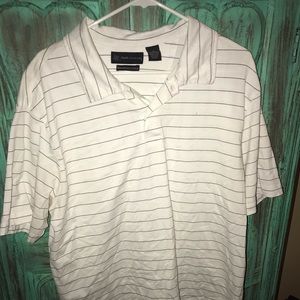 White and black polo