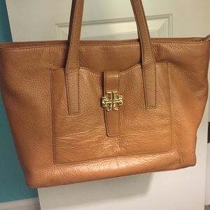 Leather Tory Burch Tote