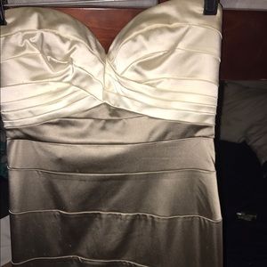 Midi silky dress , good for a fancy date !