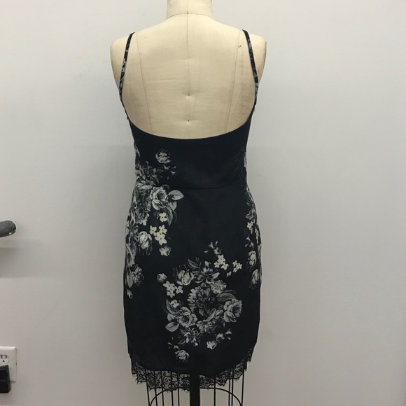 Lace Insert Slip Dress - Picture 2 of 3