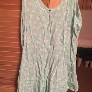 Rue21 heart print tank