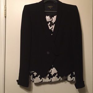 Tahari - Sequin Houndstooth Skirt Set