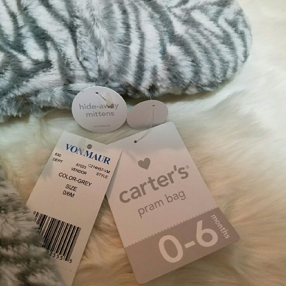 CARTERS *nwt* 0-6 Months Pram Bag Carseat - Picture 3 of 4