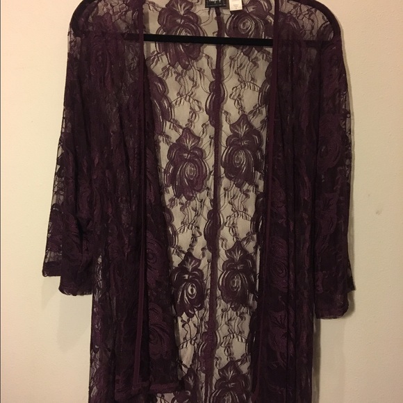 Plum kimono
