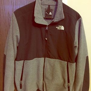 Black and Gray Denali North Face