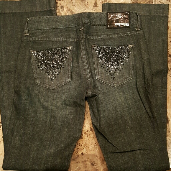 Express boot cut jeans size 0 - Picture 1 of 3