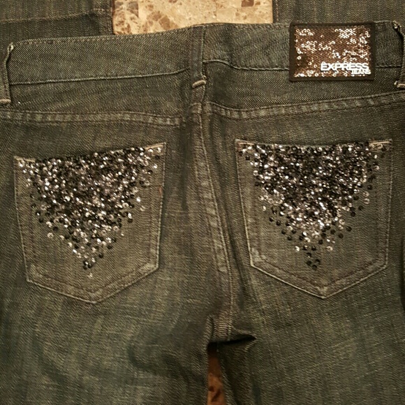 Express boot cut jeans size 0 - Picture 2 of 3