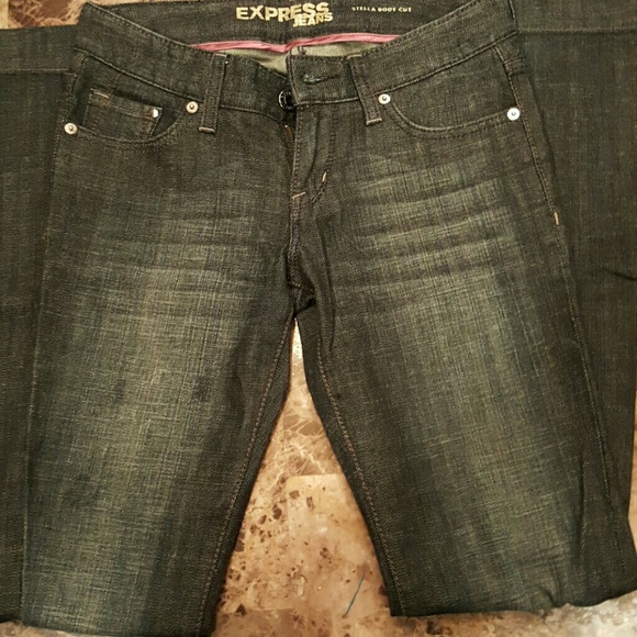 Express boot cut jeans size 0 - Picture 3 of 3