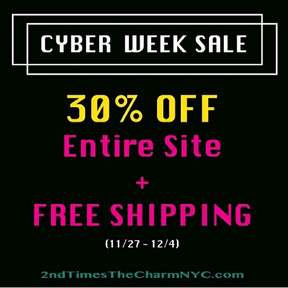 Cyber Week Sale !!!!