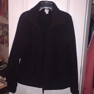 Black fleece jacket