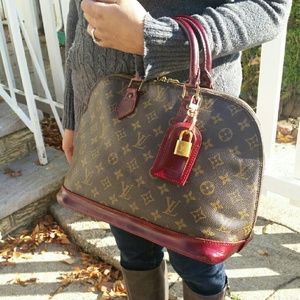 Louis Vuitton Bags - Authentic Louis Vuitton Alma PM Deep Red Louis Vuitton Bags - Authentic Louis Vuitton Alma PM Deep Red