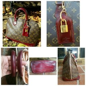 Louis Vuitton Bags - Authentic Louis Vuitton Alma PM Deep Red Louis Vuitton Bags - Authentic Louis Vuitton Alma PM Deep Red