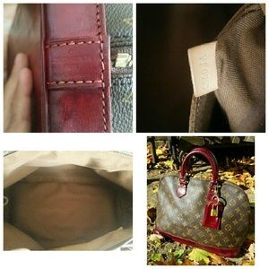 Louis Vuitton Bags - Authentic Louis Vuitton Alma PM Deep Red Louis Vuitton Bags - Authentic Louis Vuitton Alma PM Deep Red