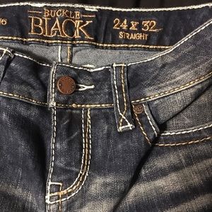 Buckle black jeans size 24
