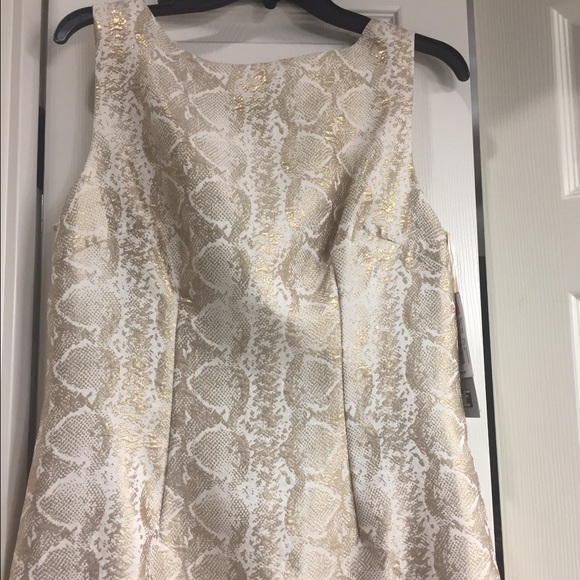 White and Gold Dress