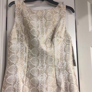 White and Gold Dress