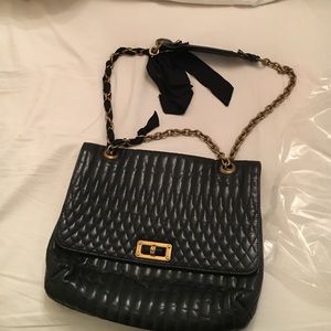 Lanvin medium leather bag- black