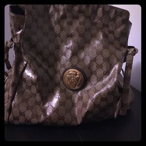 Gucci drawstring medium size bag