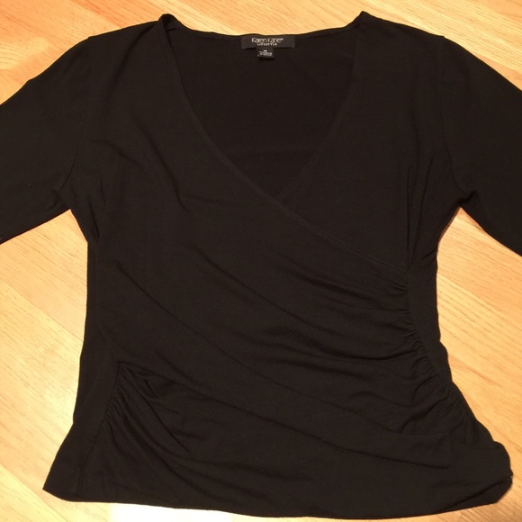 Karen Kane Faux Wrap Top