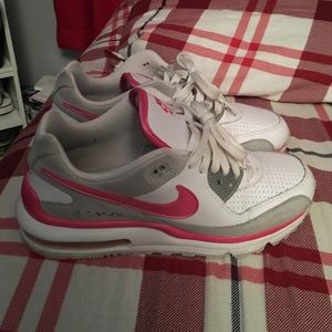 White and pink Nike airmax