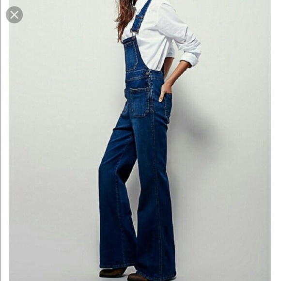 Free People Blue Teague Retro One Piece