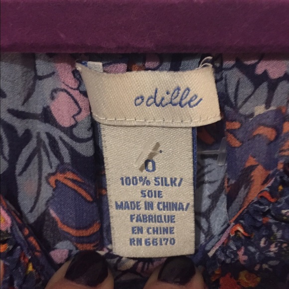 Anthropologie Tops - 🎈Final price- Anthro Odille Silk Floral Top Anthropologie Tops - 🎈Final price- Anthro Odille Silk Floral Top