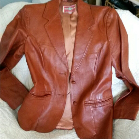 Genuine butter soft 1970's 80's leather jacket