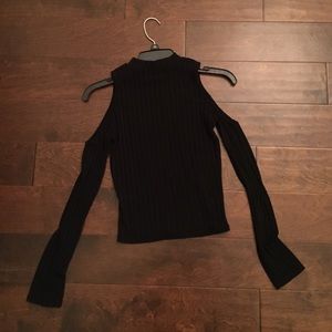 Black crop top kendall&kylie