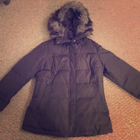Calvin Klein grey down jacket size medium - Picture 1 of 4