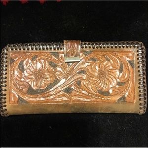 Vintage Tooled Leather Wallet