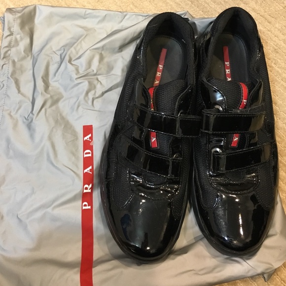 Limited edition Velcro strap Prada sneakers